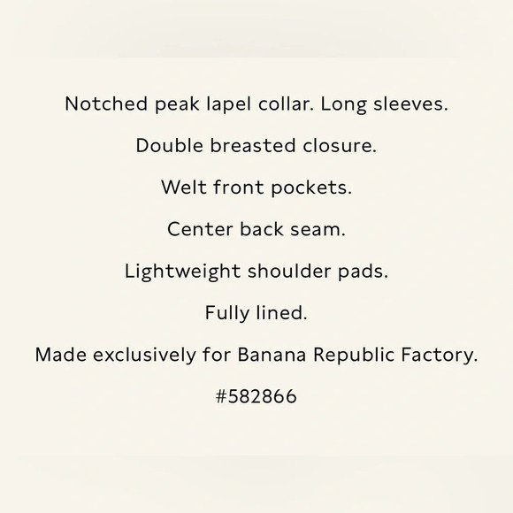 Banana Republic Linen-Blend Double Breasted Blazer - Picture 11 of 13